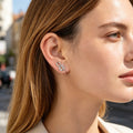 2pcs Silver Spiral Ear Cuff Women No Piercing Delicate Circle Cartilage Earrings-0