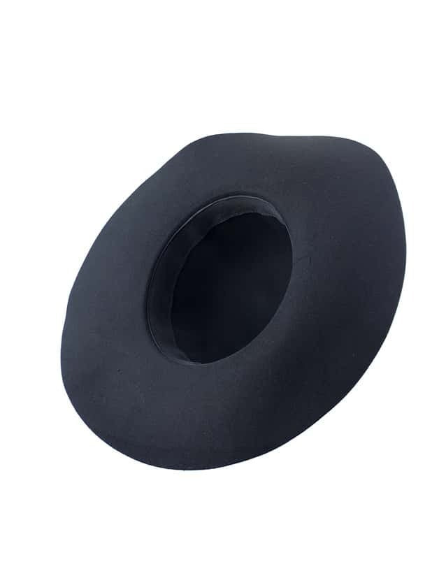 Ladies Fashion Party Hat Stylish Wool Felt Wide Brim Hat-2