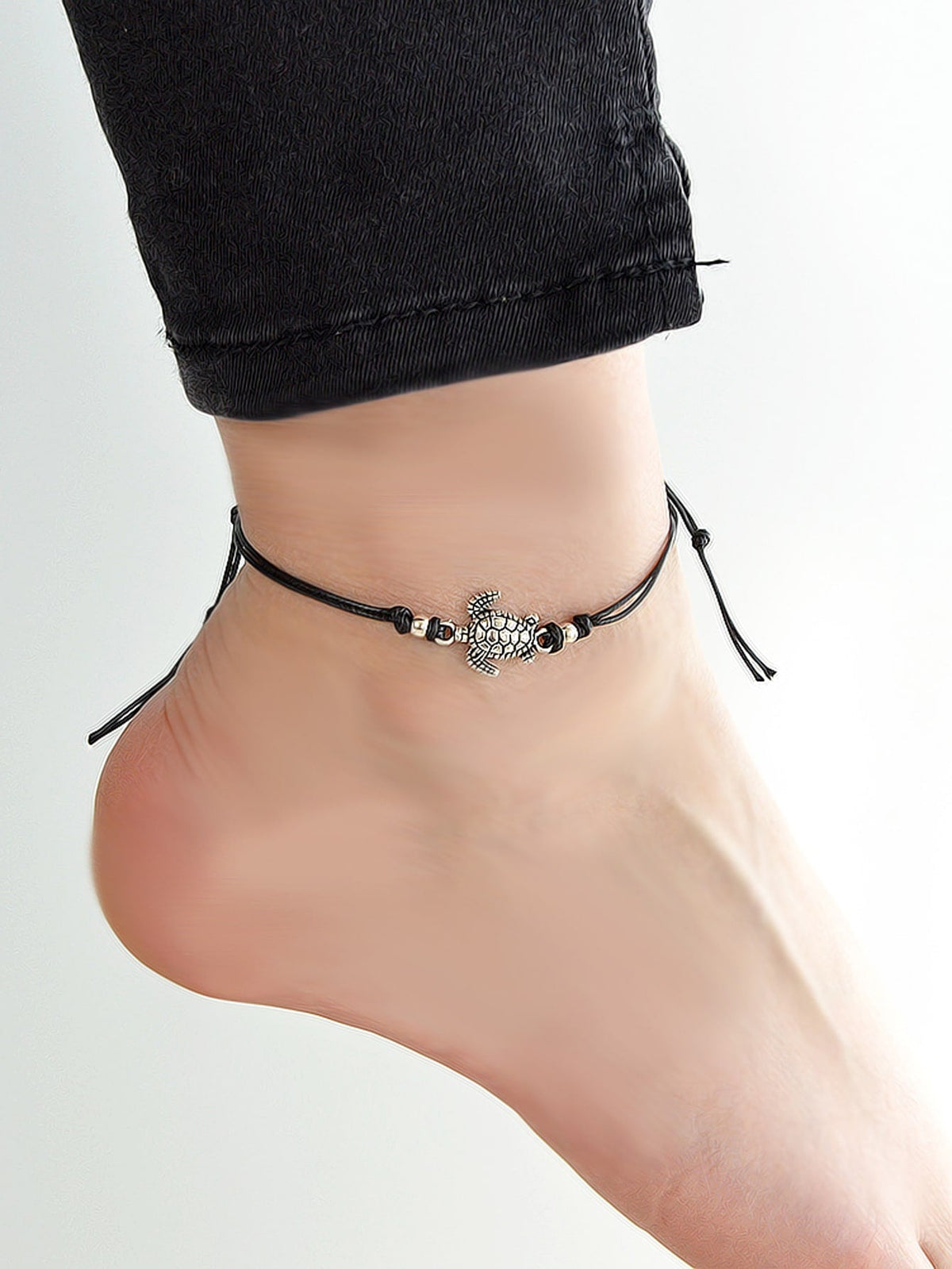 AU Stock Bohemian Handmade Sea Turtle String Adjustable Anklet Tortoise Bracelet