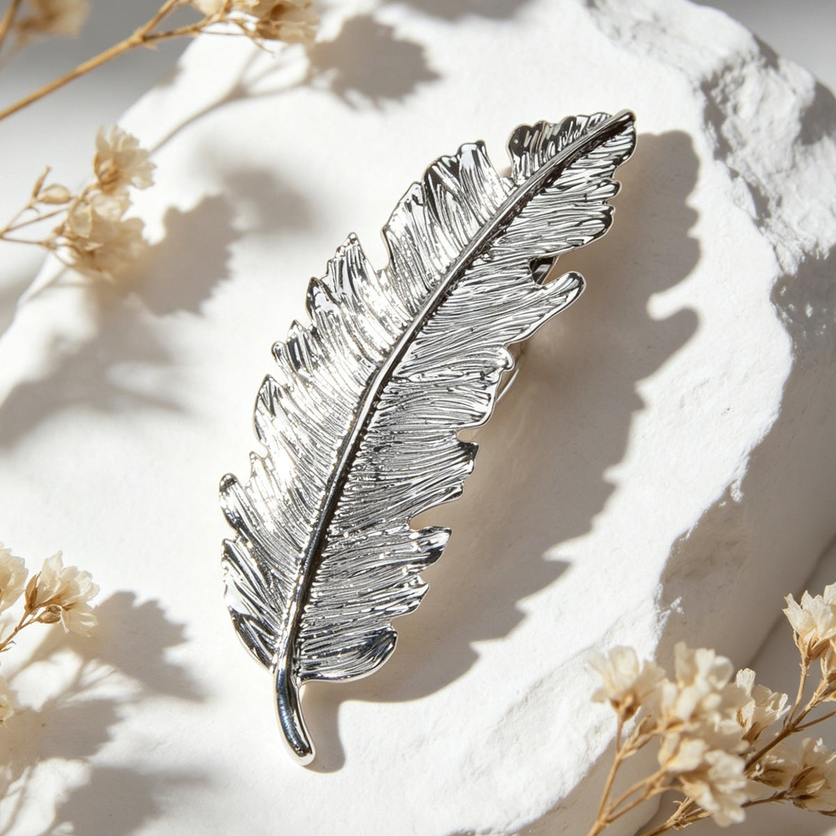 Hair Accessories Gold Silver Feather Metal Hairgrips Hair Clips Hair Barrettes