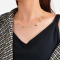 AU Local Boho Five-pointed Charm Choker Simple Casual Collarbone Necklace Collar-0